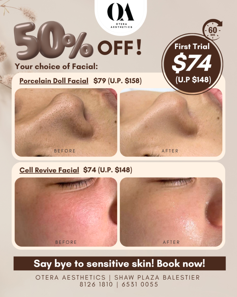 50% off Sensitive Skin Friendly Facial @ $79 only! (U.P. $158)
